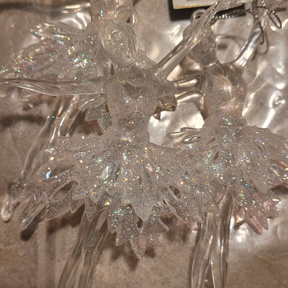Sparkling Ballerina Ornaments